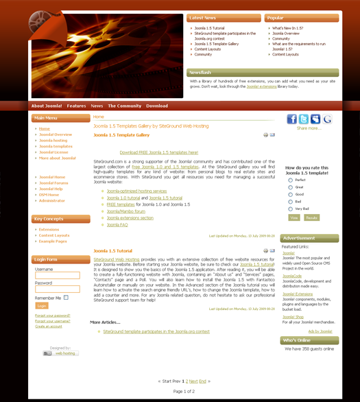 Website template 3